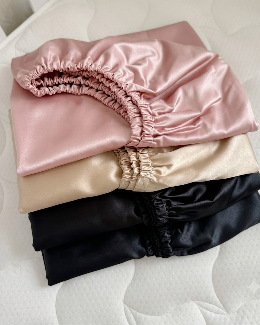 Drap-housse 1P +taie d’oreiller en satin+🎁